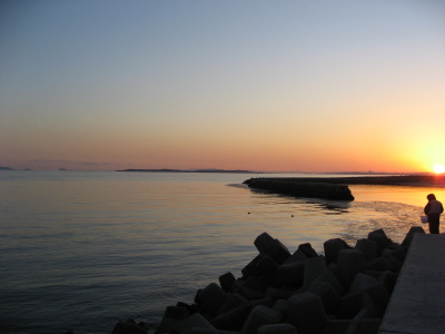 宮崎海岸夕焼け
